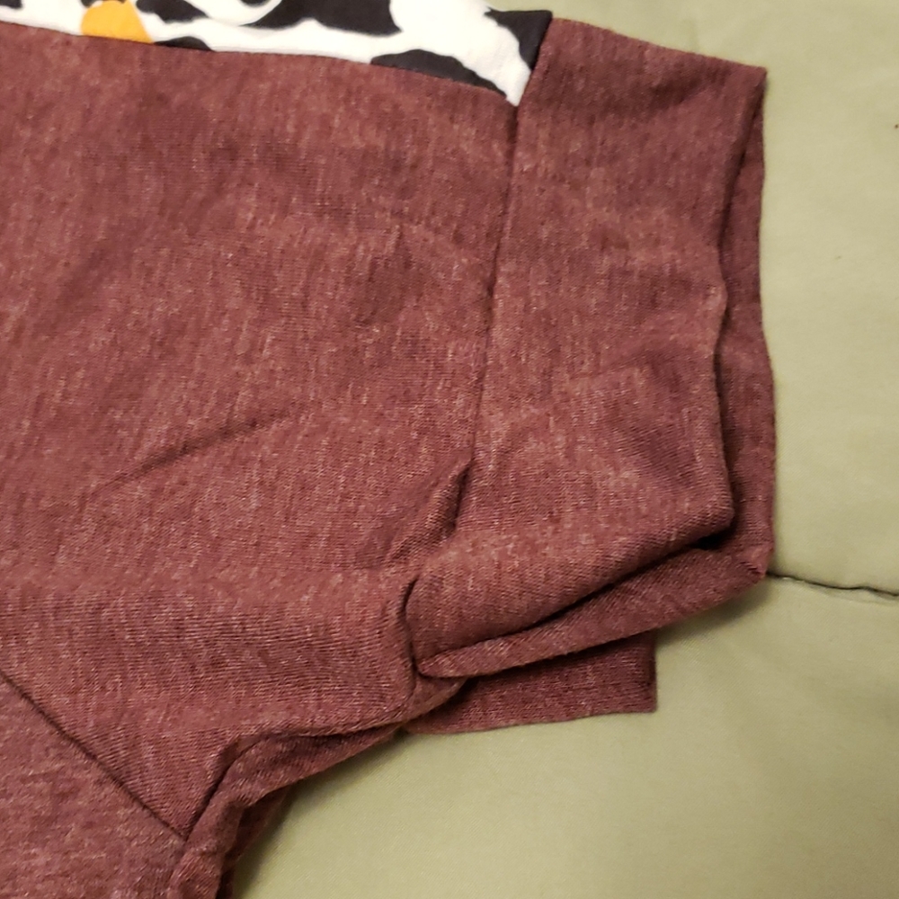 Coeur de vague leopard 🐆 sleeve top - Picture 5 of 8